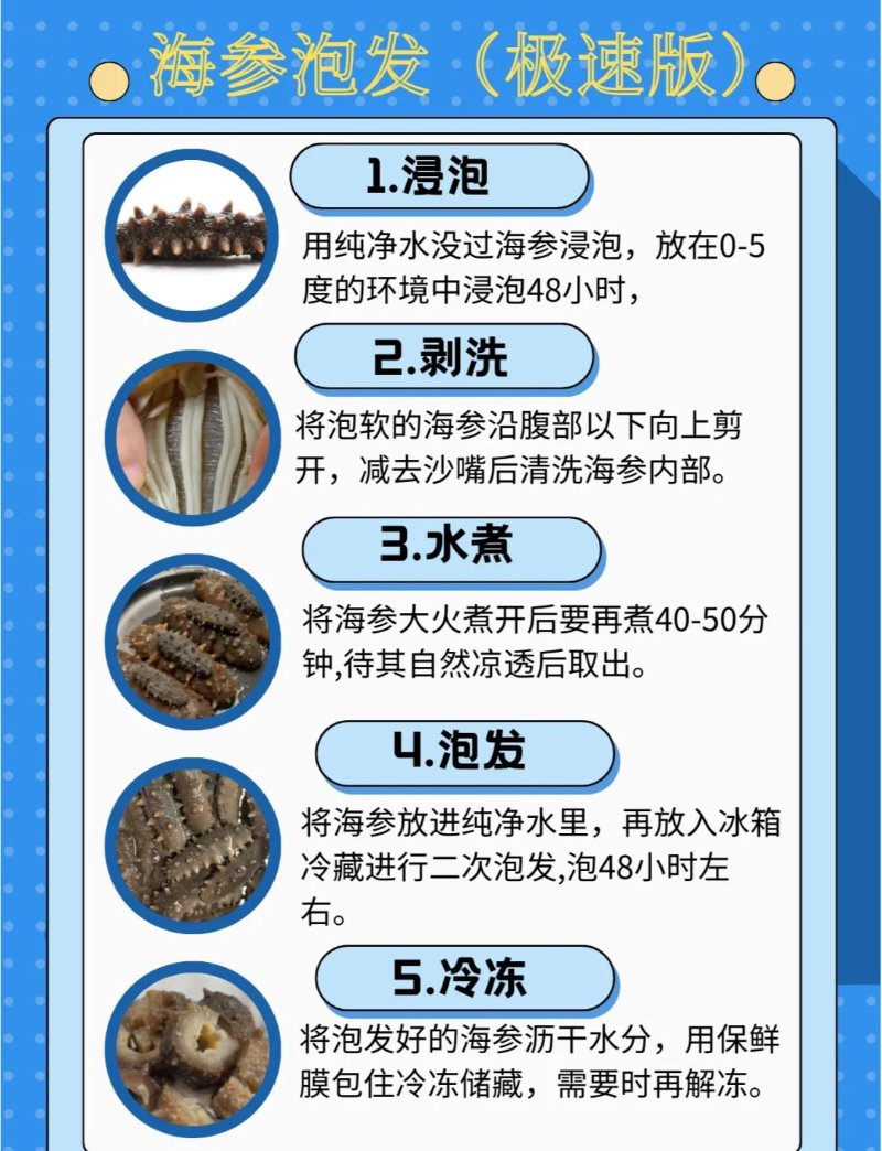 海参怎么泡发